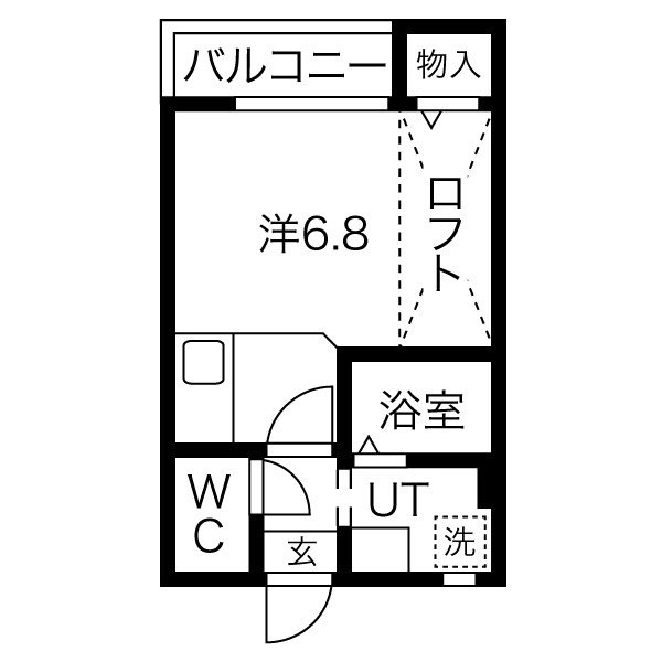 ラ・プチット・メゾン五橋 間取り