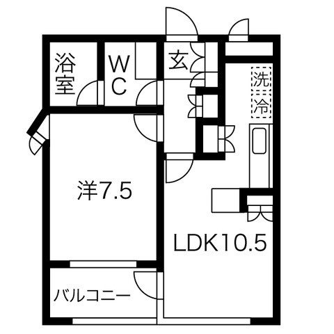 朝日プラザ五橋東 間取り