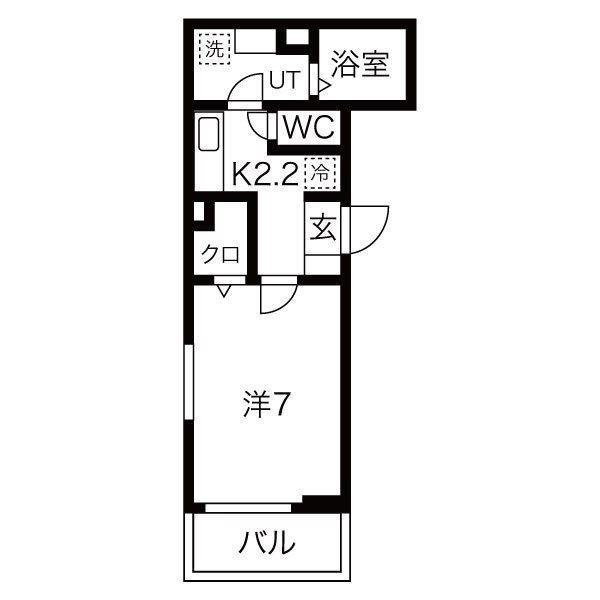 ヴィラ柏木Ⅱ 間取り