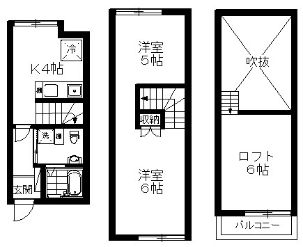 エクセルシャトー国見Ｂ棟 間取り
