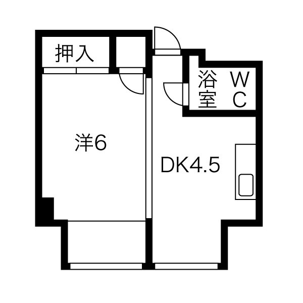 第5銅谷ビル 間取り