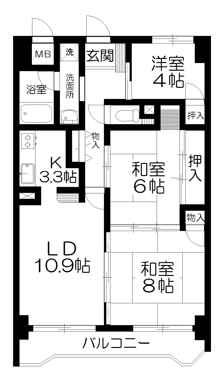 ＹＳＫコーポ幸町 間取り