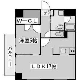 ヴィアーレ勾当台Ⅰ 間取り
