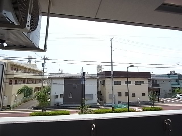 アスコット薬師堂駅前 2階からの眺め