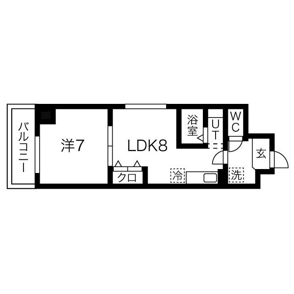 アスコット薬師堂駅前 間取り