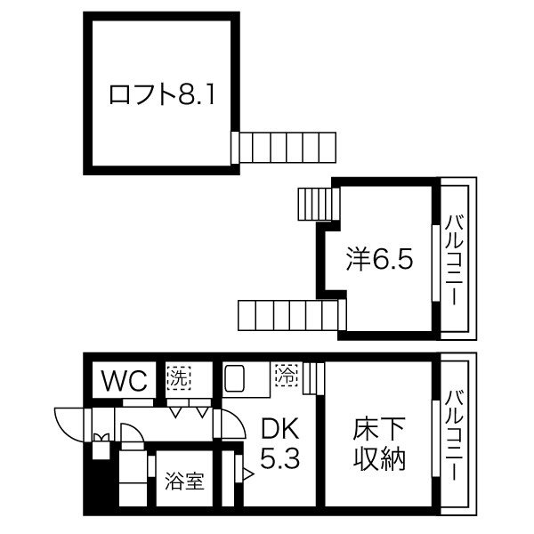 レジディア仙台一番町 間取り