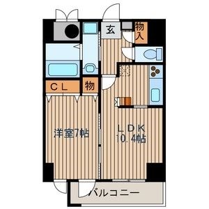 USビル ※間取りは反転タイプになります