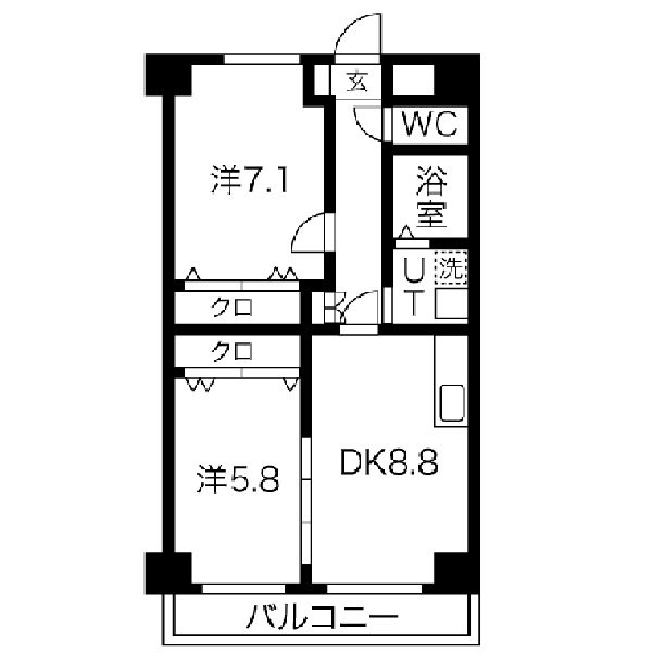 アークデュオ仙台宮町 間取り