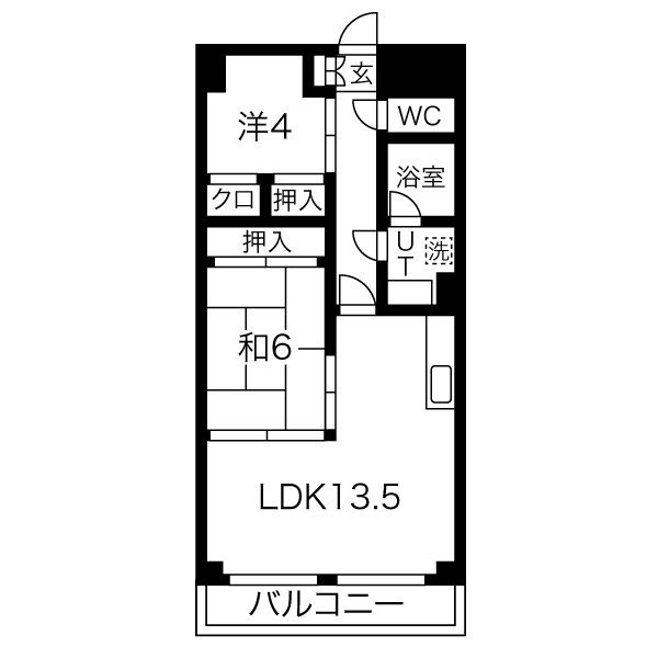 ライオンズマンション長町第２ 間取り